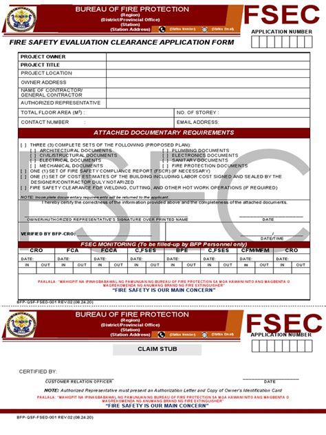 HOW TO AVAIL OF THE SERVICES (FSEC FOR BUILDING .